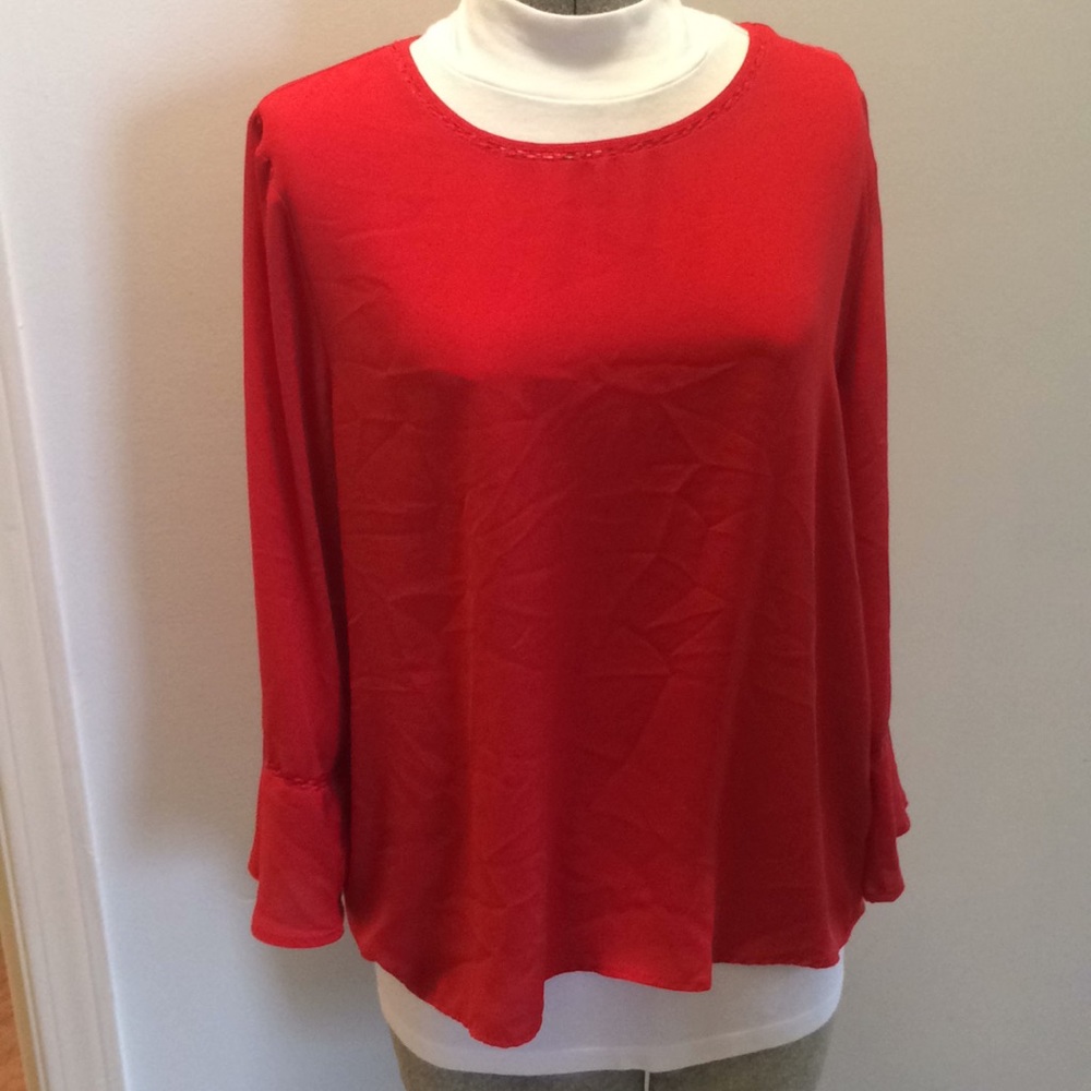 Red blouse